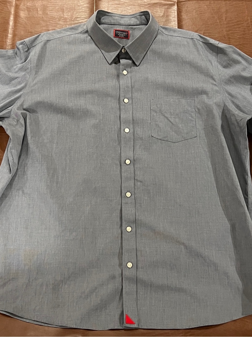 UNTUCKit Men’s Gray Button Down Shirt - Size 3XL